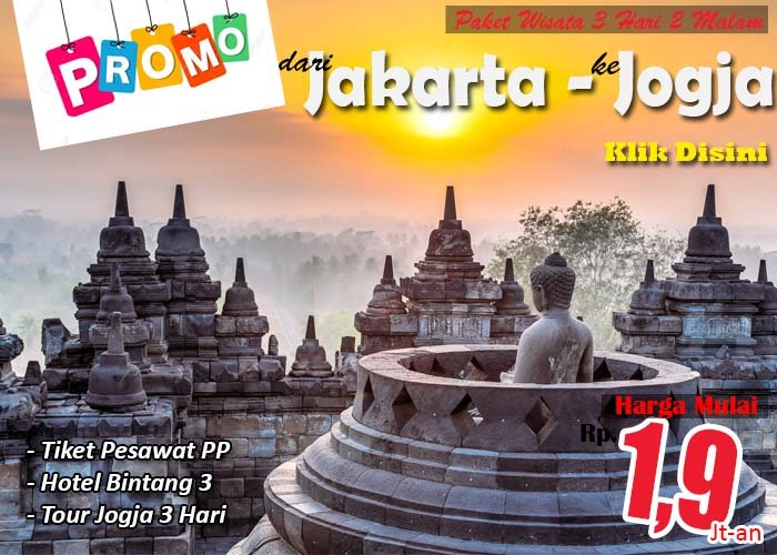 Promo Paket Wisata dari Jakarta ke Jogja  Alif Tour